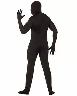 Adult Super Skins Black Zentai Skin Suit Costume 8 Adult Super Skins Black Zentai Skin Suit Costume -Halloween Store 01150358 b