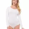 Long Sleeve White Bodysuit -Halloween Store 01263821 a
