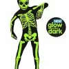 Kids Glow In The Dark Skeleton Morphsuit Costume 2 Kids Glow In The Dark Skeleton Morphsuit Costume -Halloween Store 01303320 a