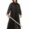 Adult Black Hooded Cloak