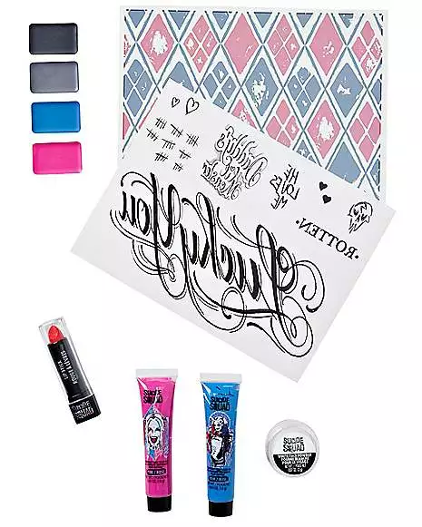 Harley Quinn Makeup Kit - Suicide Squad 3 Harley Quinn Makeup Kit - Suicide Squad