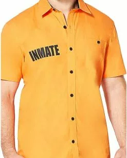 Arkham Inmate Work Shirt - Suicide Squad -Halloween Store 01324516 c