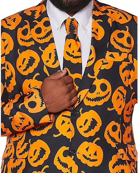 Adult Jack-O-Lantern Plus Size Suit 5 Adult Jack-O-Lantern Plus Size Suit - Image 3