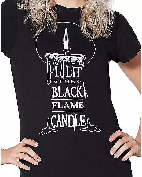 Black Flame T Shirt - Hocus Pocus 5 Black Flame T Shirt - Hocus Pocus - Image 3