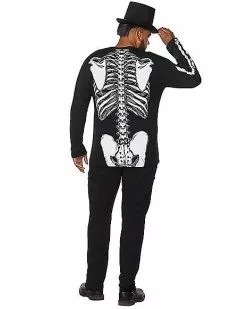 Long Sleeve Skeleton T Shirt 8 Long Sleeve Skeleton T Shirt -Halloween Store 01395417 b