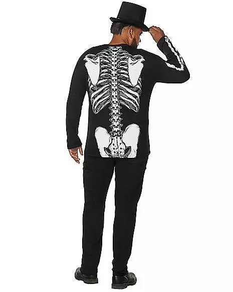 Long Sleeve Skeleton T Shirt 5 Long Sleeve Skeleton T Shirt - Image 3