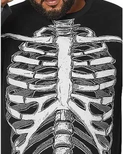 Long Sleeve Skeleton T Shirt 9 Long Sleeve Skeleton T Shirt -Halloween Store 01395417 c