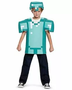 Kids Armor Shirt Set - Minecraft