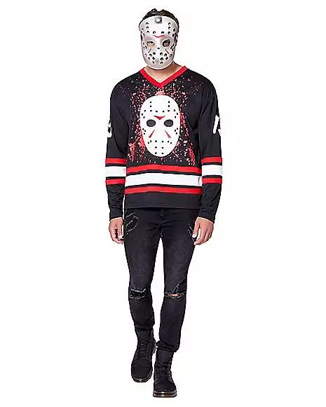 Jason Voorhees Hockey Jersey - Friday The 13th 3 Jason Voorhees Hockey Jersey - Friday The 13th