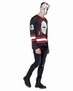 Jason Voorhees Hockey Jersey - Friday The 13th 9 Jason Voorhees Hockey Jersey - Friday The 13th -Halloween Store 01405588 d