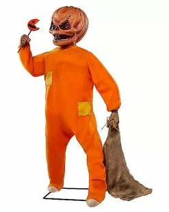 4.3 Ft Sam Animatronic - Trick 'r Treat 16 4.3 Ft Sam Animatronic - Trick 'r Treat -Halloween Store 01422898 f