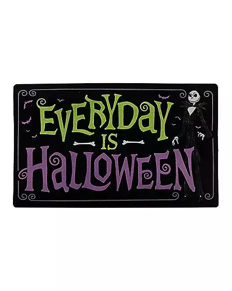 Everyday Is Halloween Doormat - The Nightmare Before Christmas 3 Everyday Is Halloween Doormat - The Nightmare Before Christmas