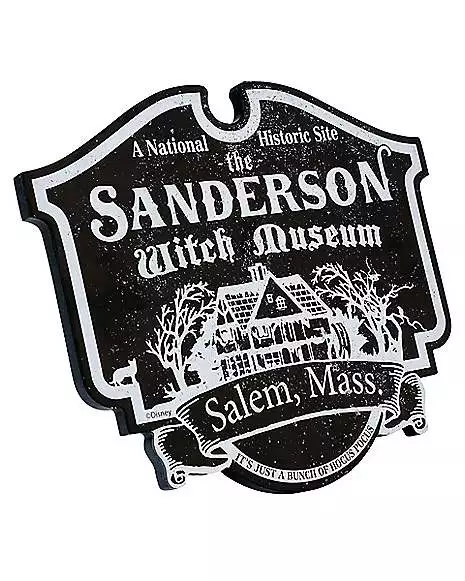 Sanderson Museum Of Witchcraft Sign - Hocus Pocus 4 Sanderson Museum Of Witchcraft Sign - Hocus Pocus - Image 2