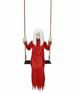 Ghostly Swing Girl Static Prop 7 Ghostly Swing Girl Static Prop -Halloween Store 01437862 c