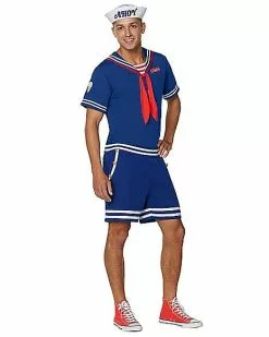 Adult Steve Scoops Ahoy Costume - Stranger Things