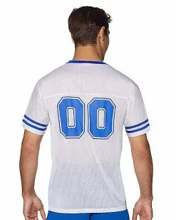 White Football Jersey -Halloween Store 01454958 b