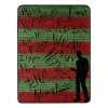 Freddy Krueger Fleece Blanket – Nightmare On Elm Street -Halloween Store 01455583 a