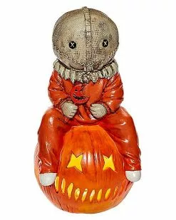 16 Inch Light-Up Sam Statue Decoration - Trick 'r Treat