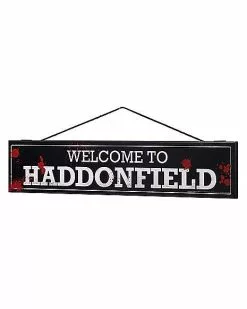 Welcome To Haddonfield Sign - Halloween 7 Welcome To Haddonfield Sign - Halloween -Halloween Store 01455856 c
