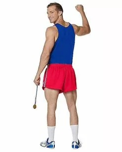 Adult Old School Track Suit 7 Adult Old School Track Suit -Halloween Store 01457670 b