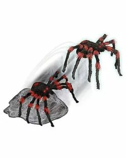 21 Inch LED Red And Black Jumping Spider Animatronic -Halloween Store 01463447 c 1