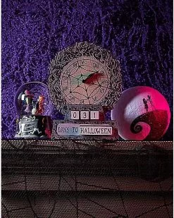 Wood Block X-Mas And Halloween Countdown - The Nightmare Before Christ -Halloween Store 01465707 d