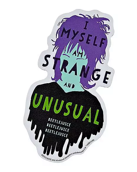 Strange And Unusual Magnet - Beetlejuice 3 Strange And Unusual Magnet - Beetlejuice