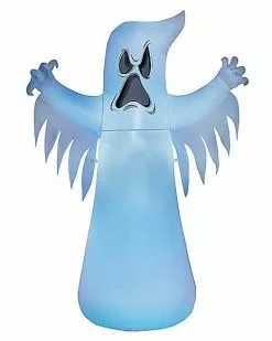 4 Ft LED Ghost Inflatable Decoration 10 4 Ft LED Ghost Inflatable Decoration -Halloween Store 01476217 c