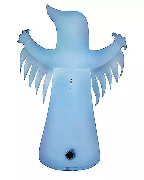 4 Ft LED Ghost Inflatable Decoration 6 4 Ft LED Ghost Inflatable Decoration - Image 4