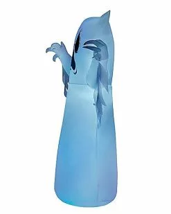 4 Ft LED Ghost Inflatable Decoration 12 4 Ft LED Ghost Inflatable Decoration -Halloween Store 01476217 e