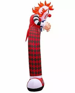 12 Ft LED Scary Clown Archway Inflatable Decoration 10 12 Ft LED Scary Clown Archway Inflatable Decoration -Halloween Store 01476605 c