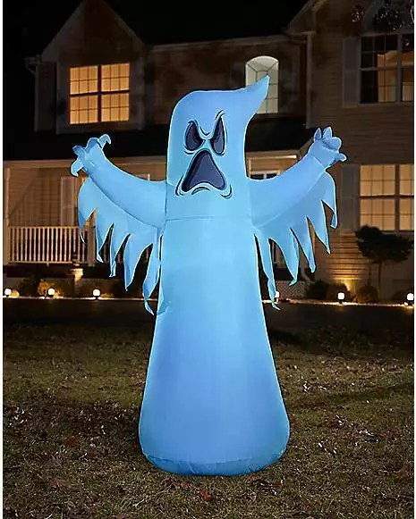 8 Ft LED Ghost Inflatable Decoration 3 8 Ft LED Ghost Inflatable Decoration