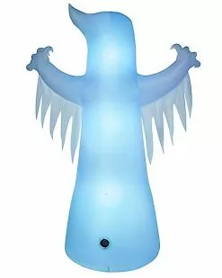 8 Ft LED Ghost Inflatable Decoration 10 8 Ft LED Ghost Inflatable Decoration -Halloween Store 01476688 c