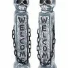 21 Inch Welcome Tombstone Pillars -Halloween Store 01483163 a