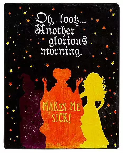 Makes Me Sick Fleece Blanket - Hocus Pocus 3 Makes Me Sick Fleece Blanket - Hocus Pocus