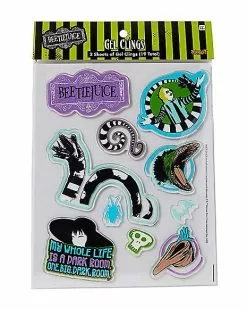 Beetlejuice Gel Clings -Halloween Store 01487982 d