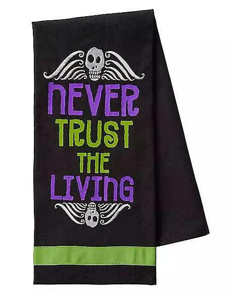 Never Trust The Living Dishtowels 2 Pack - Beetlejuice 5 Never Trust The Living Dishtowels 2 Pack - Beetlejuice - Image 3