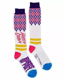 Harley Quinn Diamonds Knee High Socks - Birds Of Prey