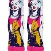 Harley Quinn Face Crew Socks - Birds Of Prey 1 Harley Quinn Face Crew Socks - Birds Of Prey -Halloween Store 01488964 a