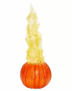 Light-Up Flaming Pumpkin - Trick 'r Treat -Halloween Store 01490200 c