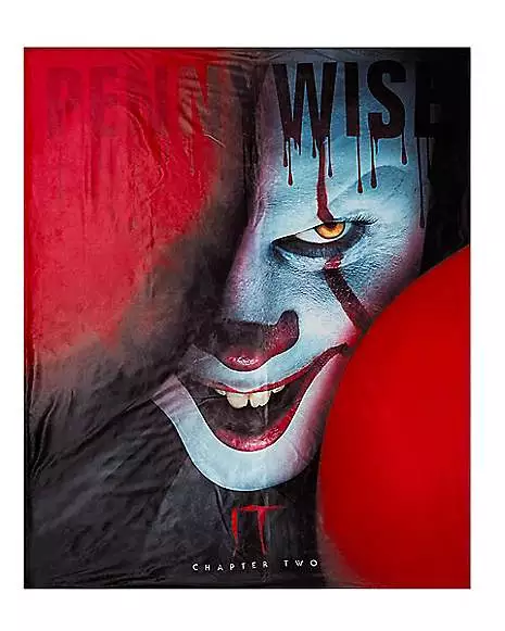 Pennywise Fleece Blanket - It 3 Pennywise Fleece Blanket - It