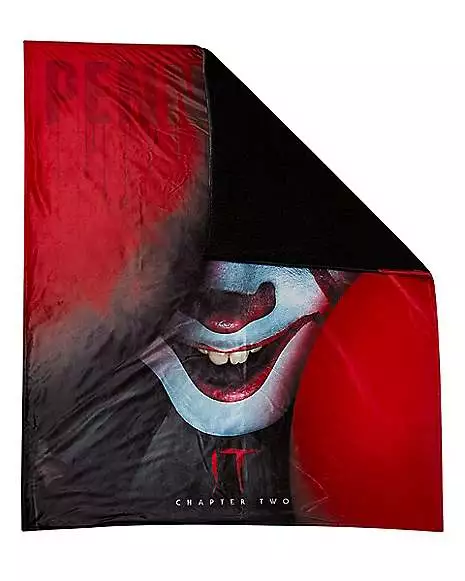 Pennywise Fleece Blanket - It 4 Pennywise Fleece Blanket - It - Image 2
