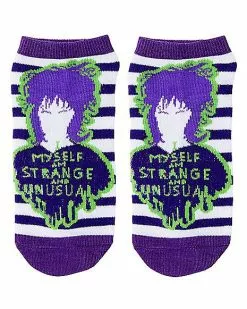Beetlejuice Ankle Socks - 5 Pair 10 Beetlejuice Ankle Socks - 5 Pair -Halloween Store 01494590 c