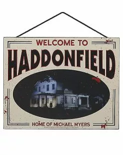 Haddonfield Home Of Michael Myers Sign - Halloween