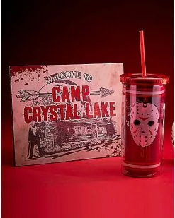 Welcome To Camp Crystal Lake Sign - Friday The 13th 7 Welcome To Camp Crystal Lake Sign - Friday The 13th -Halloween Store 01494798 d