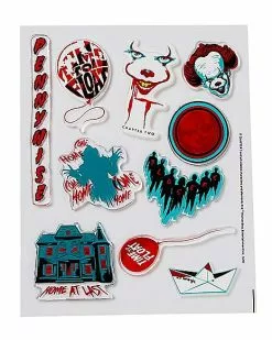 Pennywise Gel Clings - It -Halloween Store 01494855 c