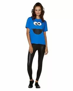 Adult Cookie Monster T Shirt - Sesame Street -Halloween Store 01496322 d
