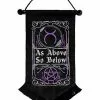 As Above So Below Scroll Sign -Halloween Store 01498211 a