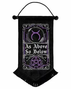 As Above So Below Scroll Sign