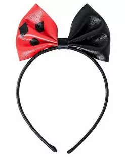 Kids Harley Quinn Bow Headband - Batman